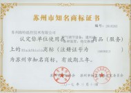 知名商標證書